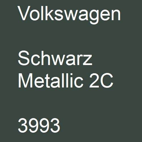 Volkswagen, Schwarz Metallic 2C, 3993.